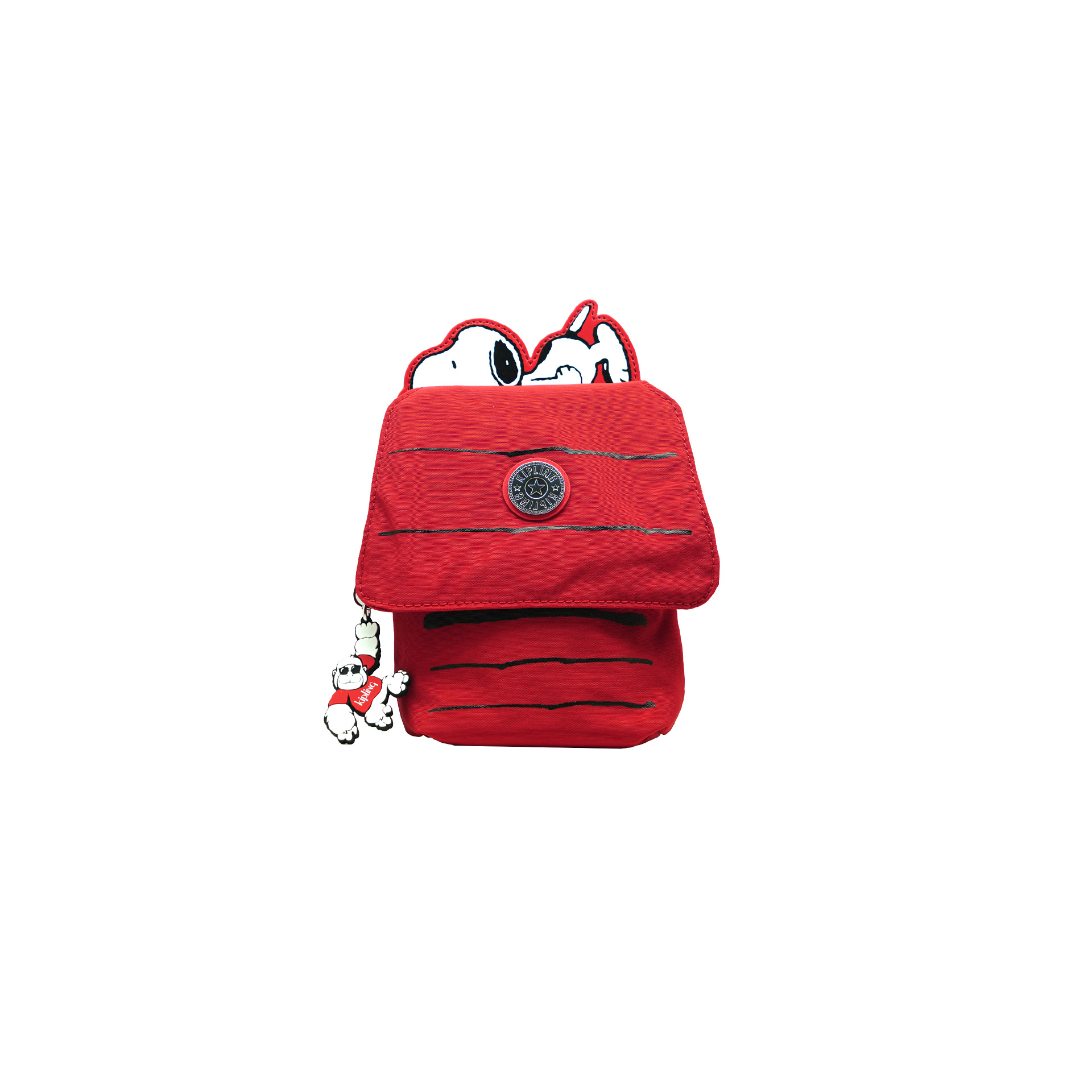 Kipling x Peanuts Red House Bag Red Roof